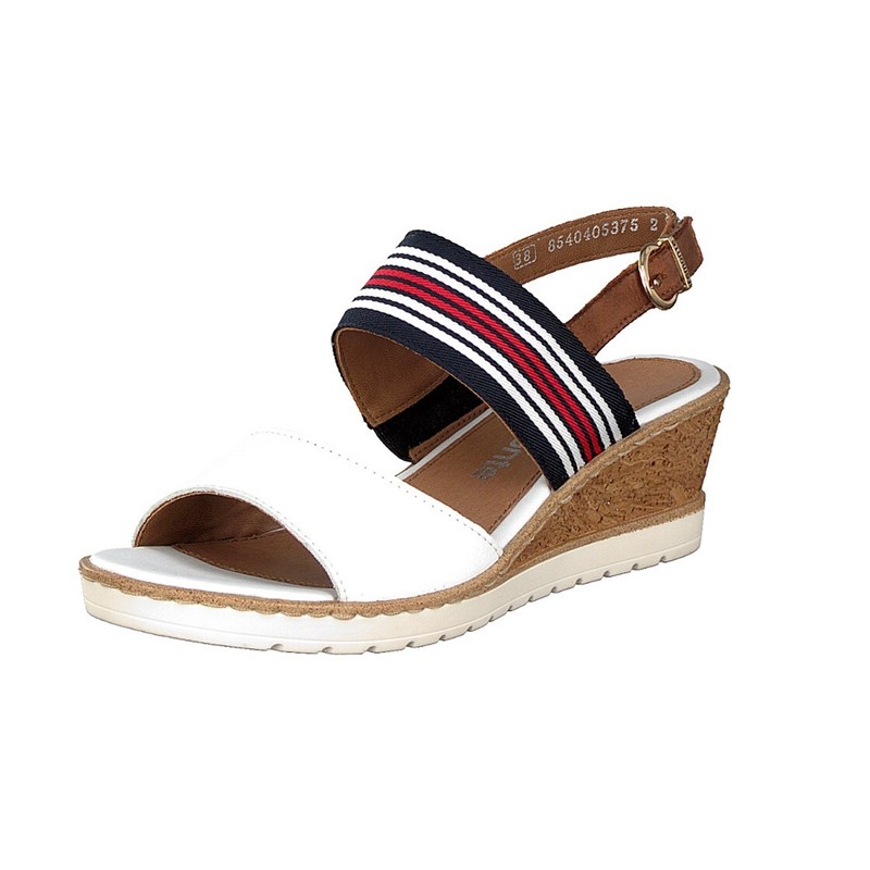 Sandalias Cunha Rieker R6253-80 Para Mulher - Branco